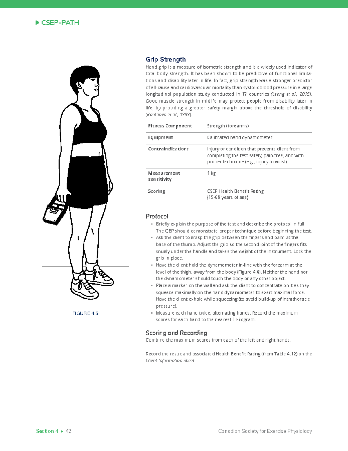 CSEP-PATH 04: Grip Strength Assessment and Protocols - Studocu