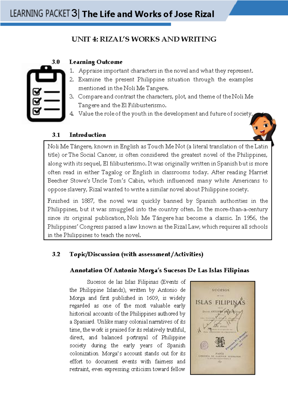 LP3-Rizal-1: Analyzing the Life and Works of Jose Rizal - Studocu