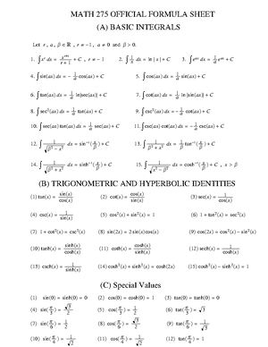 Week 8- FTOC 2, U-Substitution - FTOC 11 fct dx F b F a U Subsitution ...