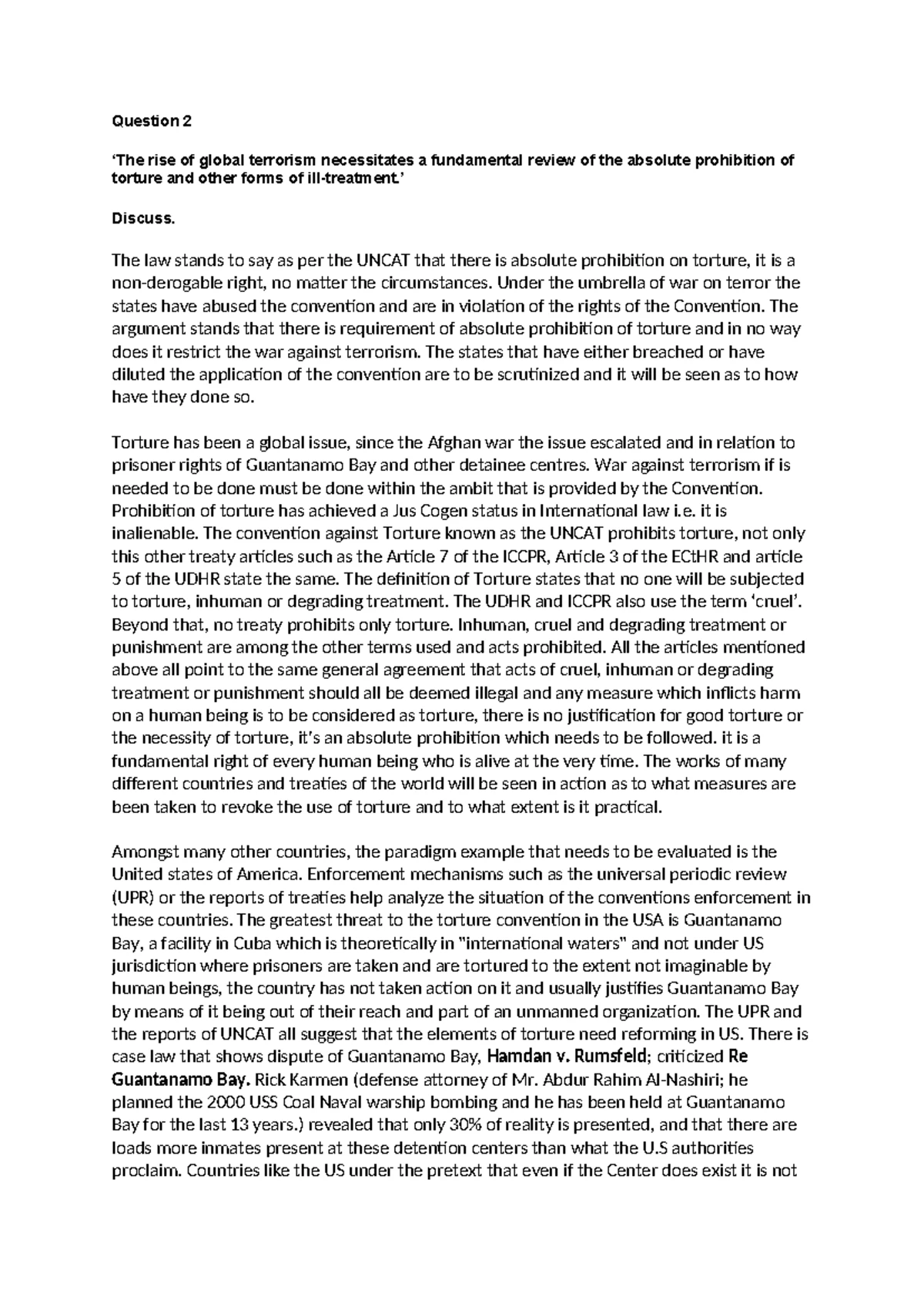 LAW 301: Analyzing the Impact of the Practice Statement 1966 on ...