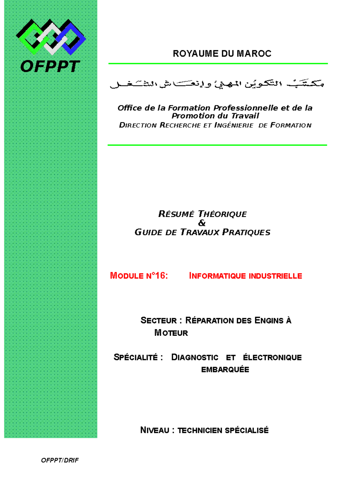 Résumé Théorique et Guide de TP - Informatique Industrielle (2 SAFI ...