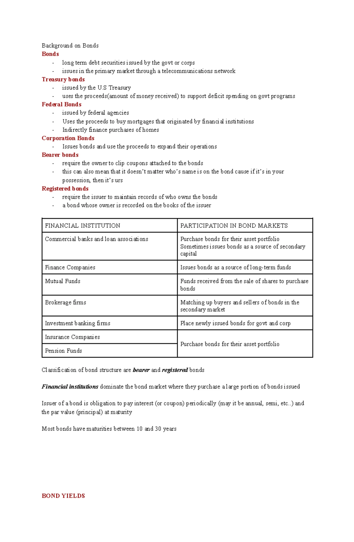 Tax Notes - INTRO TO TAXATION the government's power to collect money ...