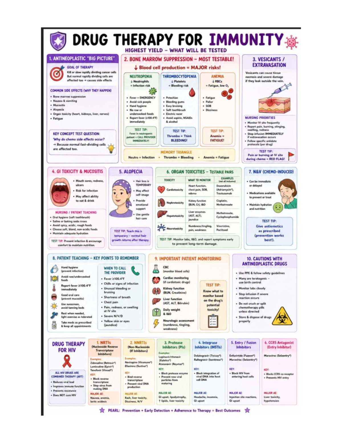 Drug Therapy for Immunity: Key Concepts & Nursing Priorities (3 WLV ...