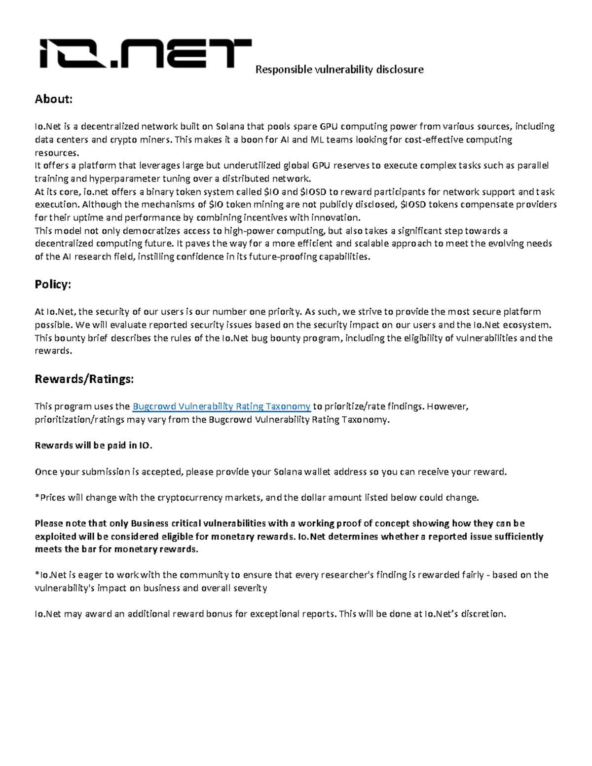 Responsible Vulnerability Disclosure - Responsible vulnerability ...