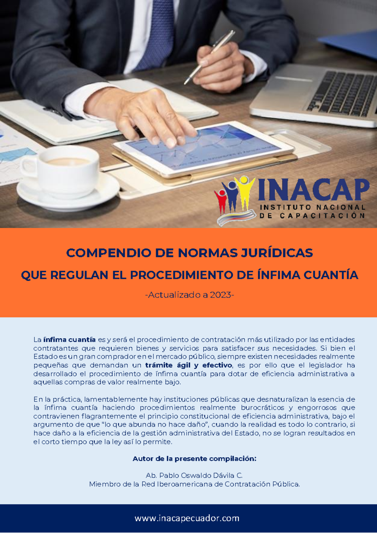Compendio de Normas sobre Procedimiento de Ínfima Cuantía - 2023 - Studocu