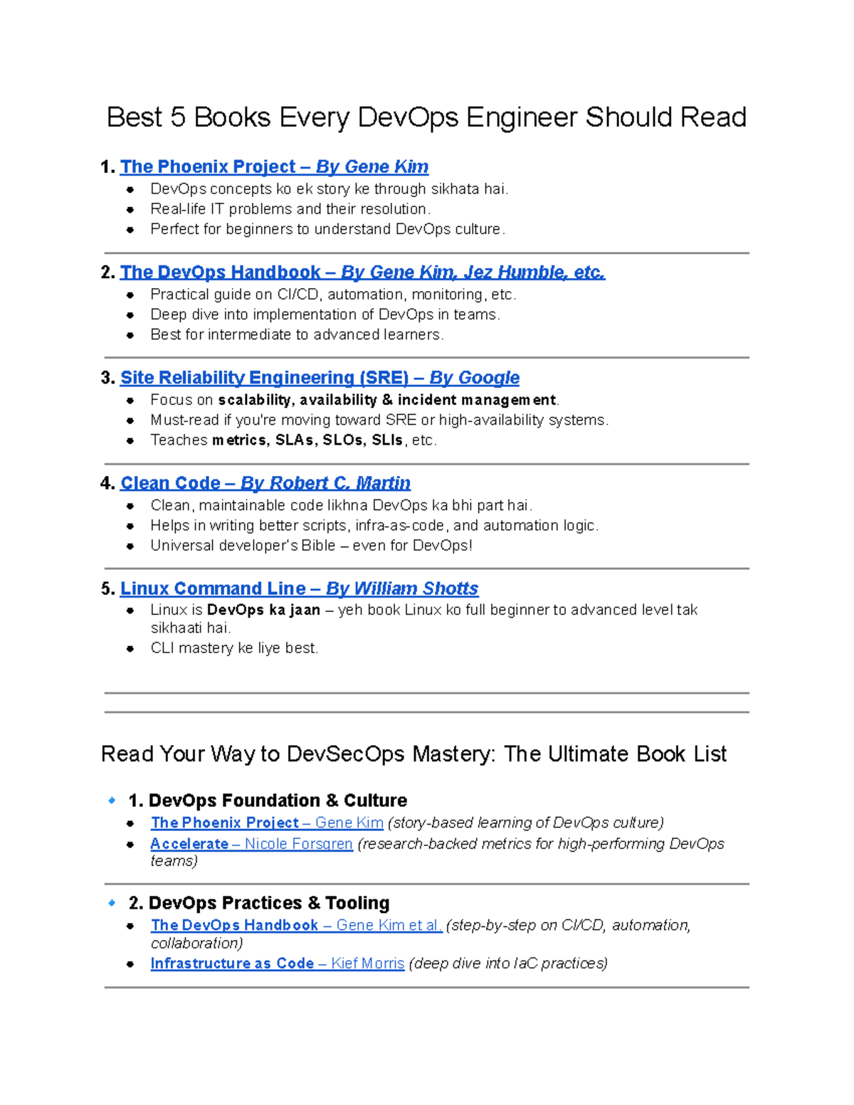 Top 5 Must-Read Books for DevOps Engineers - Studocu