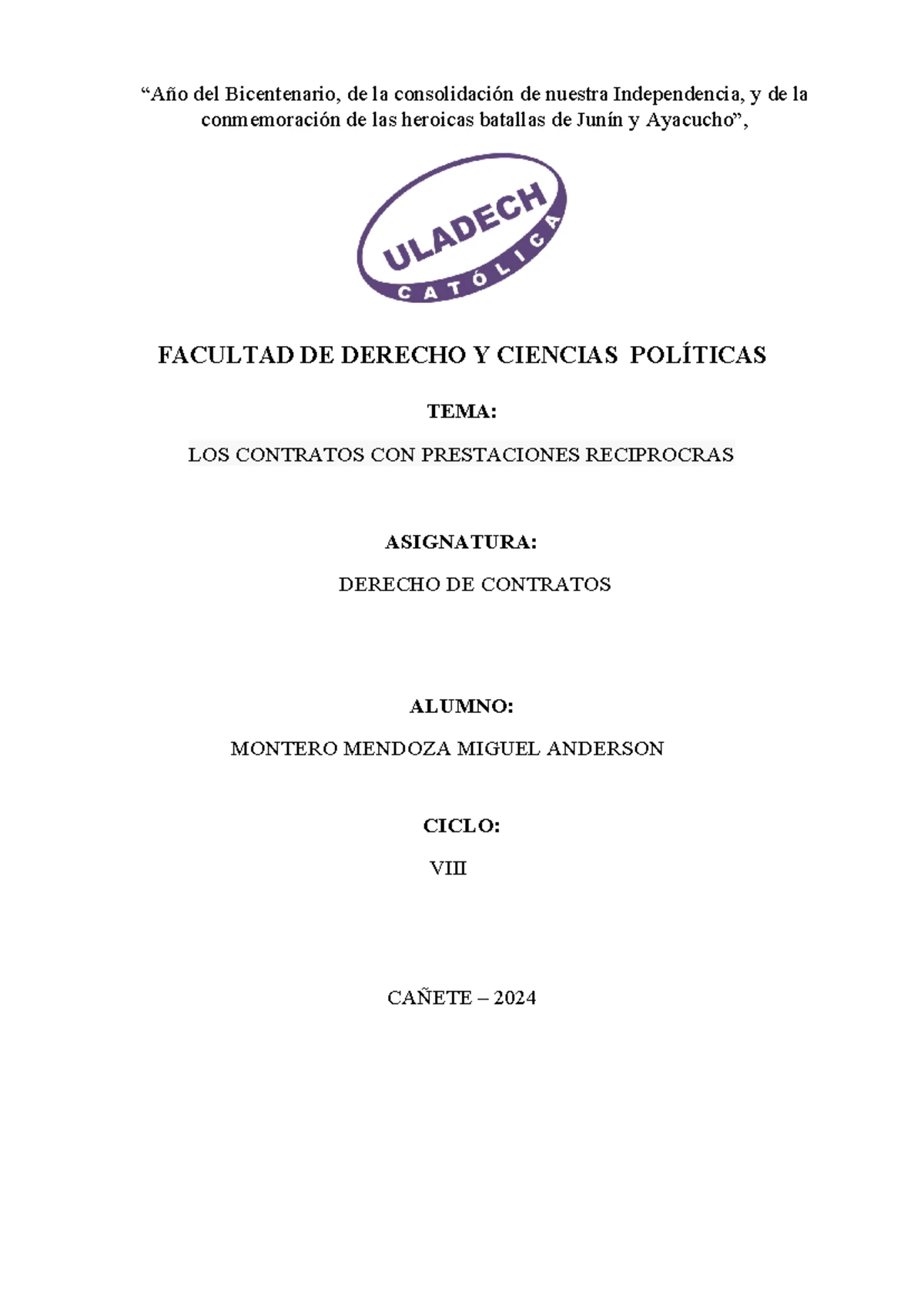Contrato de Servicios Contables y Tributarios - Asesoría y Supervisión ...
