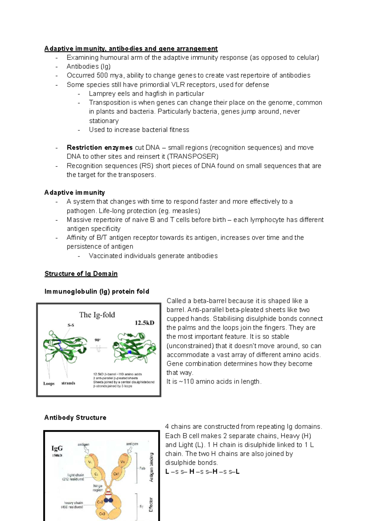 Adaptive Immunity and Antibodies: Lecture 4 on Blood and Immune System ...