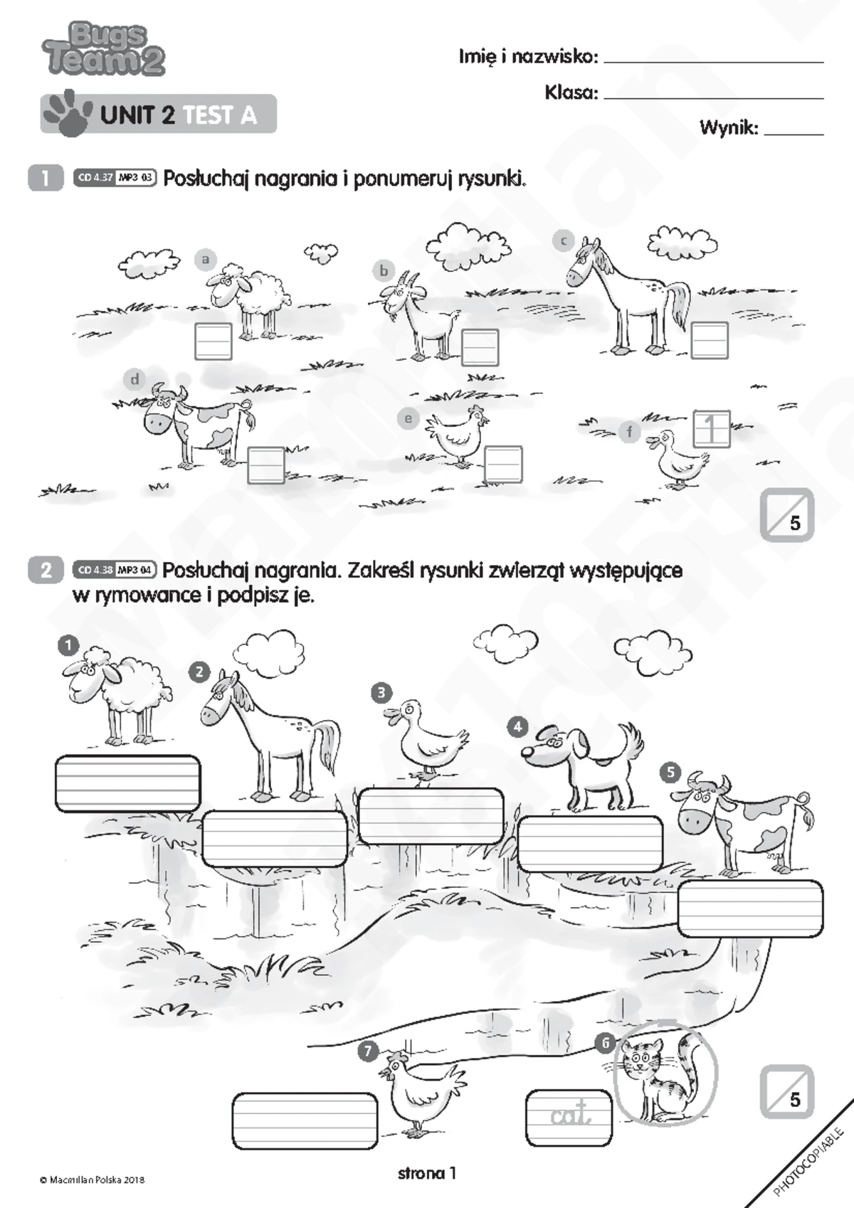 Sprawdzian Unite 2 Francofolie Express 2 www.studocu.com