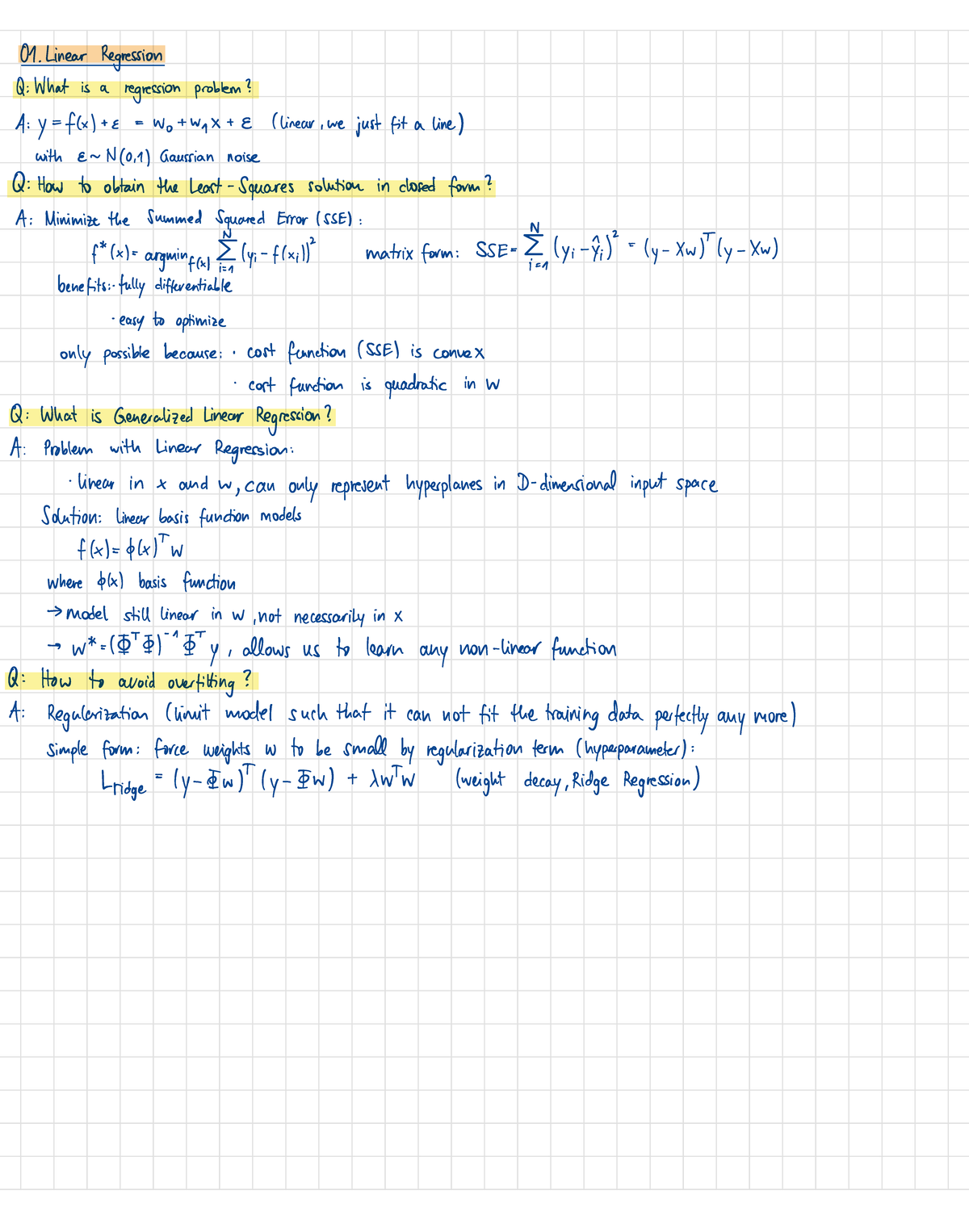 Machine Learning Q&A: Regression, Classification, and Bayesian Methods ...