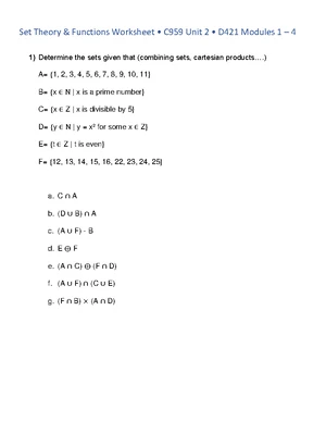 Discrete Mathematics Final Exam: Logic, Sets, and Series - Studocu