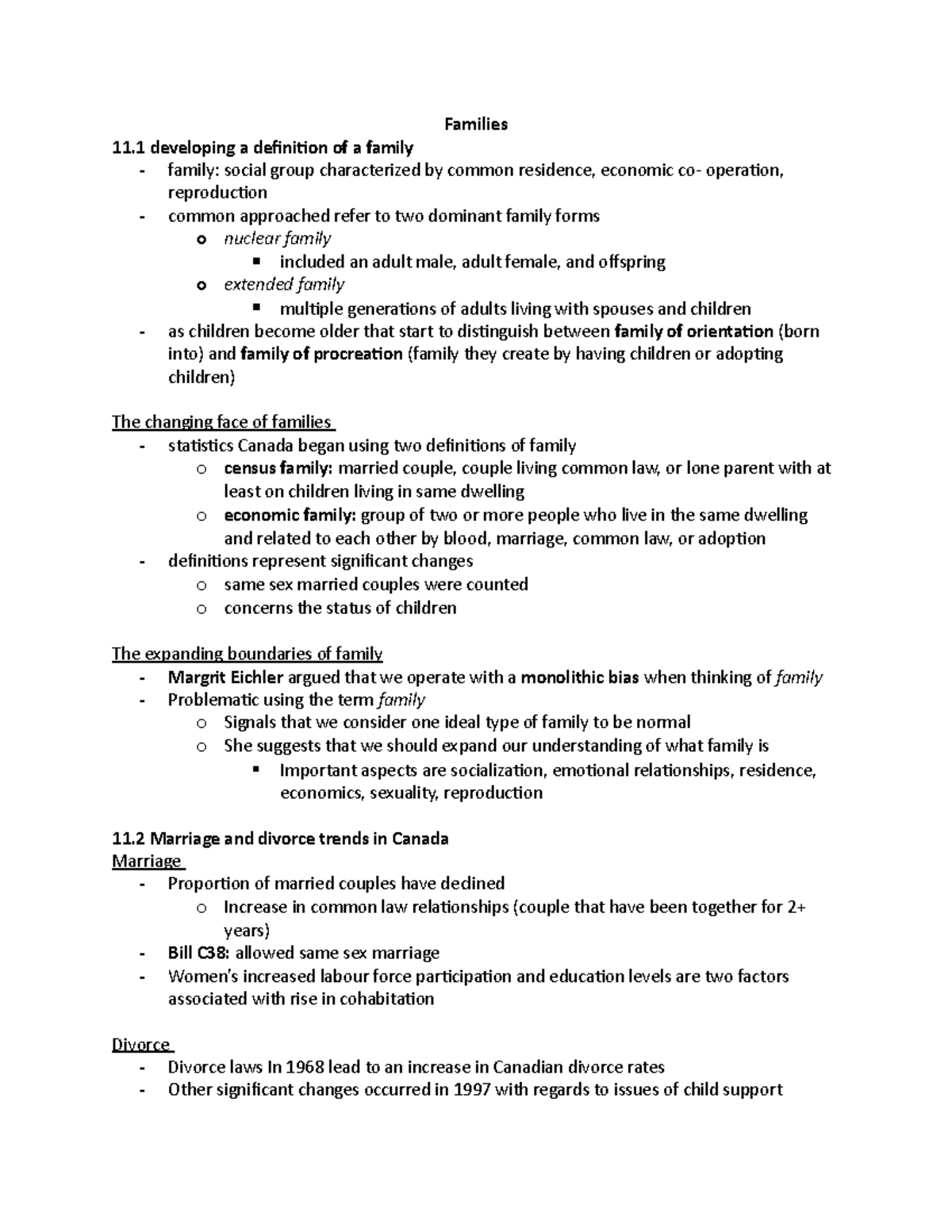 Sociology 101: Families, Marriage, and Violence - Chapter 11 Insights ...