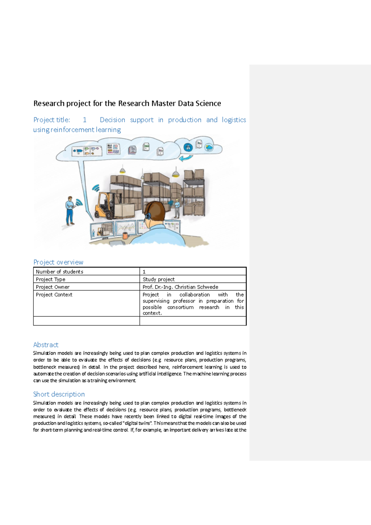 Project Pool RDS Summer 2025 - Research project for the Research Master ...