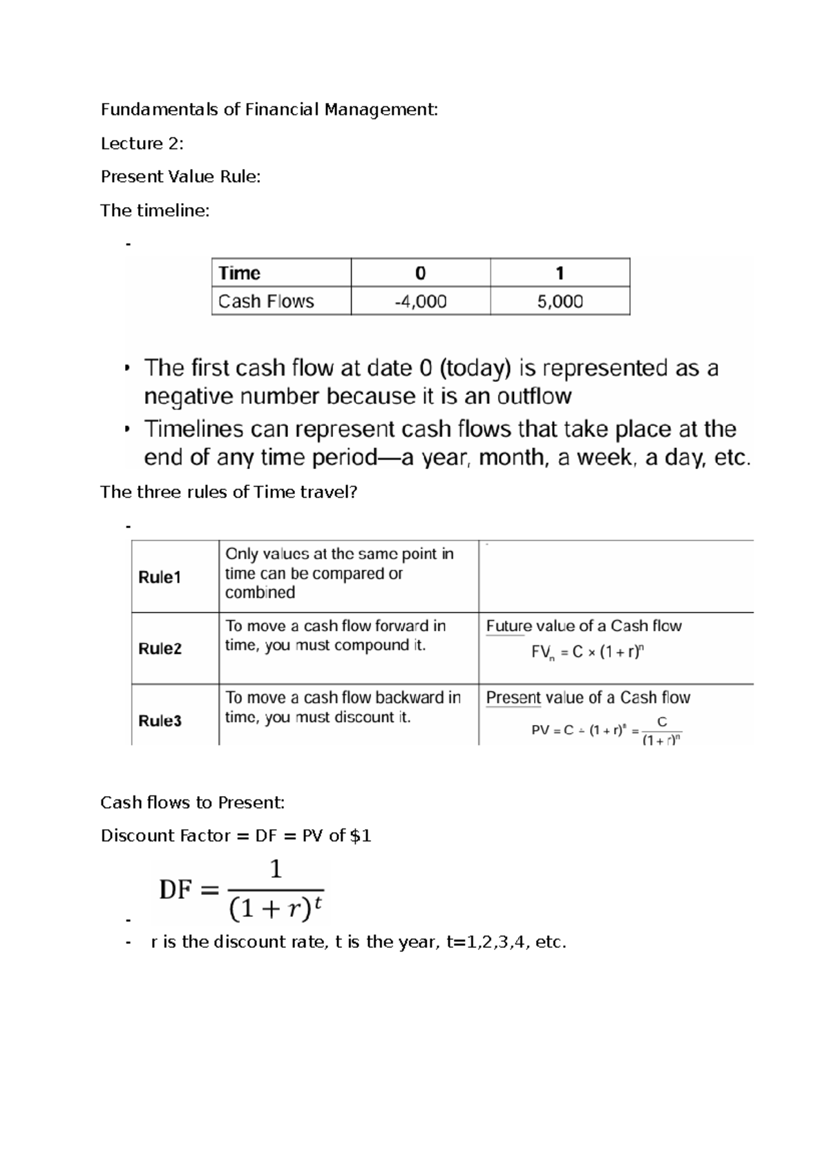 Fundamentals of Financial Management Lec 2 - Fundamentals of Financial ...