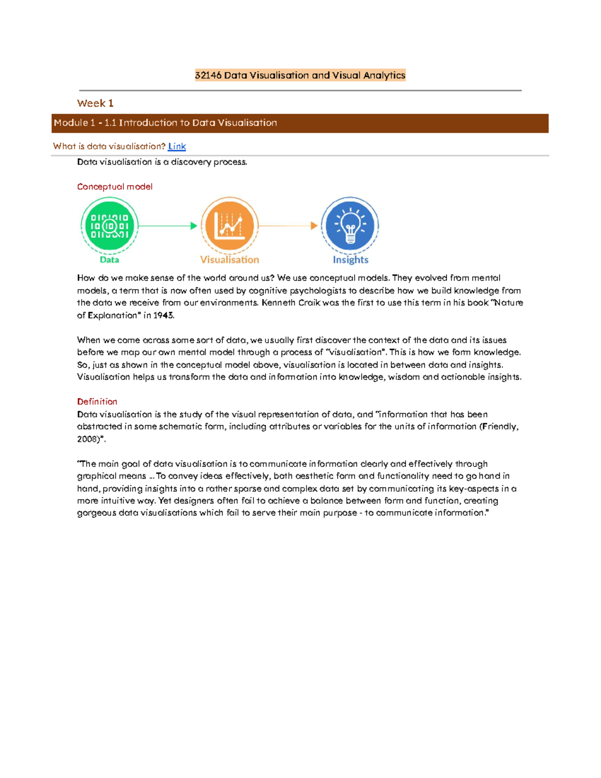 32146 Data Visualisation & Visual Analytics: Week 1 Intro to Data ...