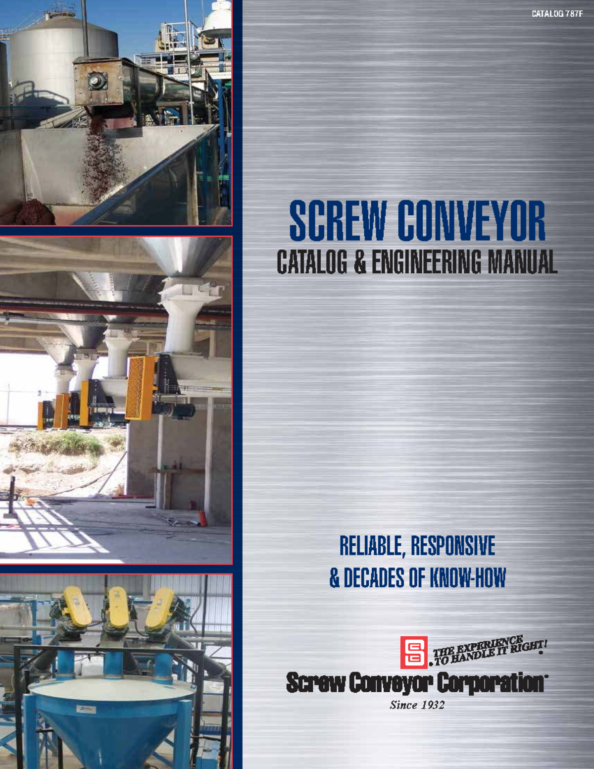 Screw Conveyor Catalog 787F: Engineering Manual & Design Data - Studocu