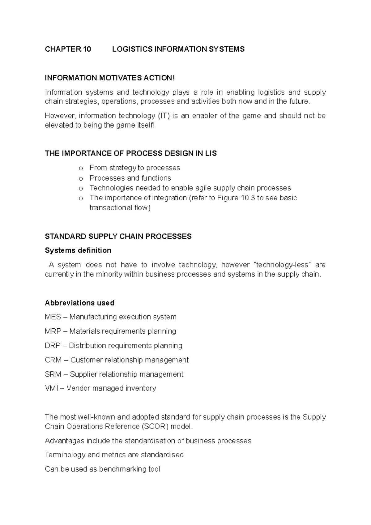 Logistics 2B Learning Guide for 2023 - Course Code LOG02B2/PML22B - Studocu