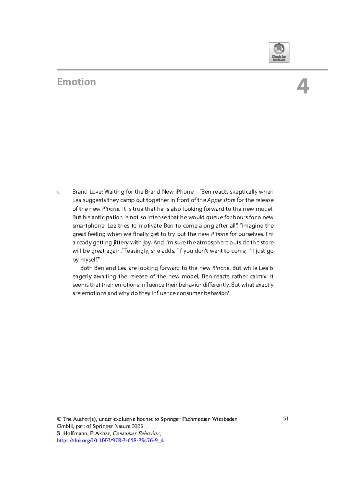 Emotion and Consumer Behavior: Insights from Chapter 5 (GT1) - Studocu