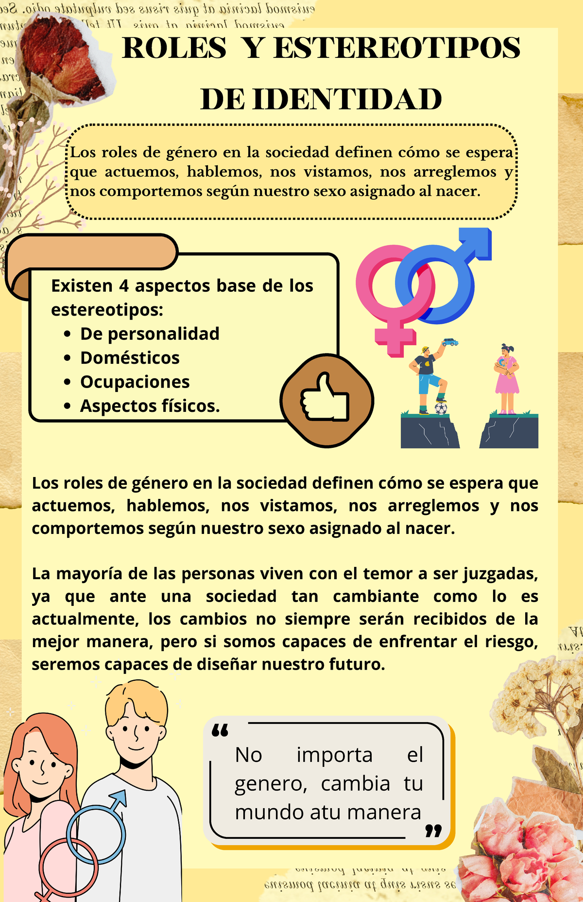 Roles y estereotipos de identidad - Los roles de género en la sociedad ...