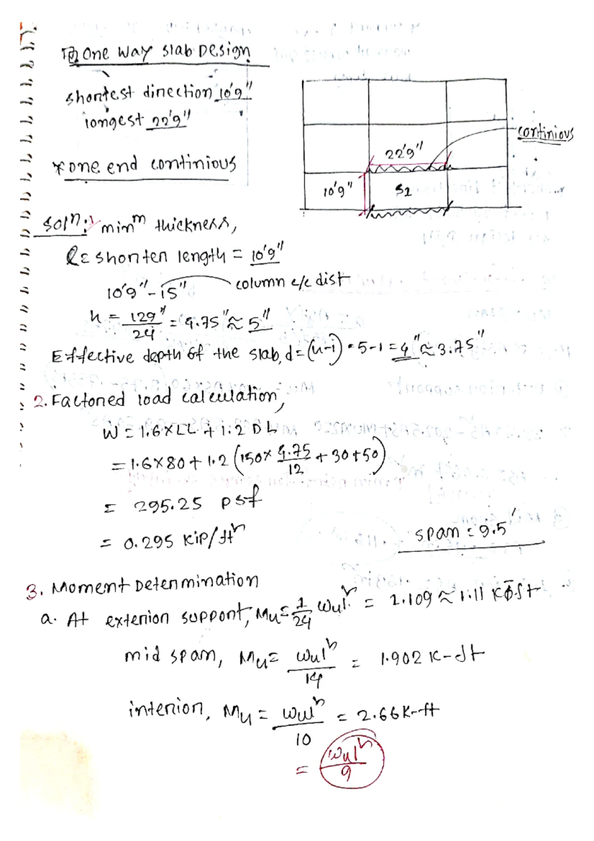 18105006 Lecture 03: Two Way Slab Design Analysis and Calculation - Studocu