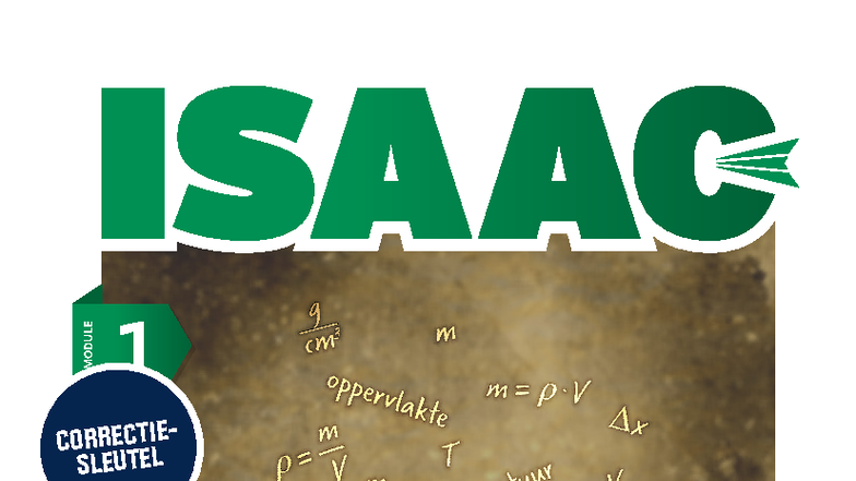 Isaac FYS3 D2 MODULE 1 Correctiesleutel Massadichtheid en Grootheden ...