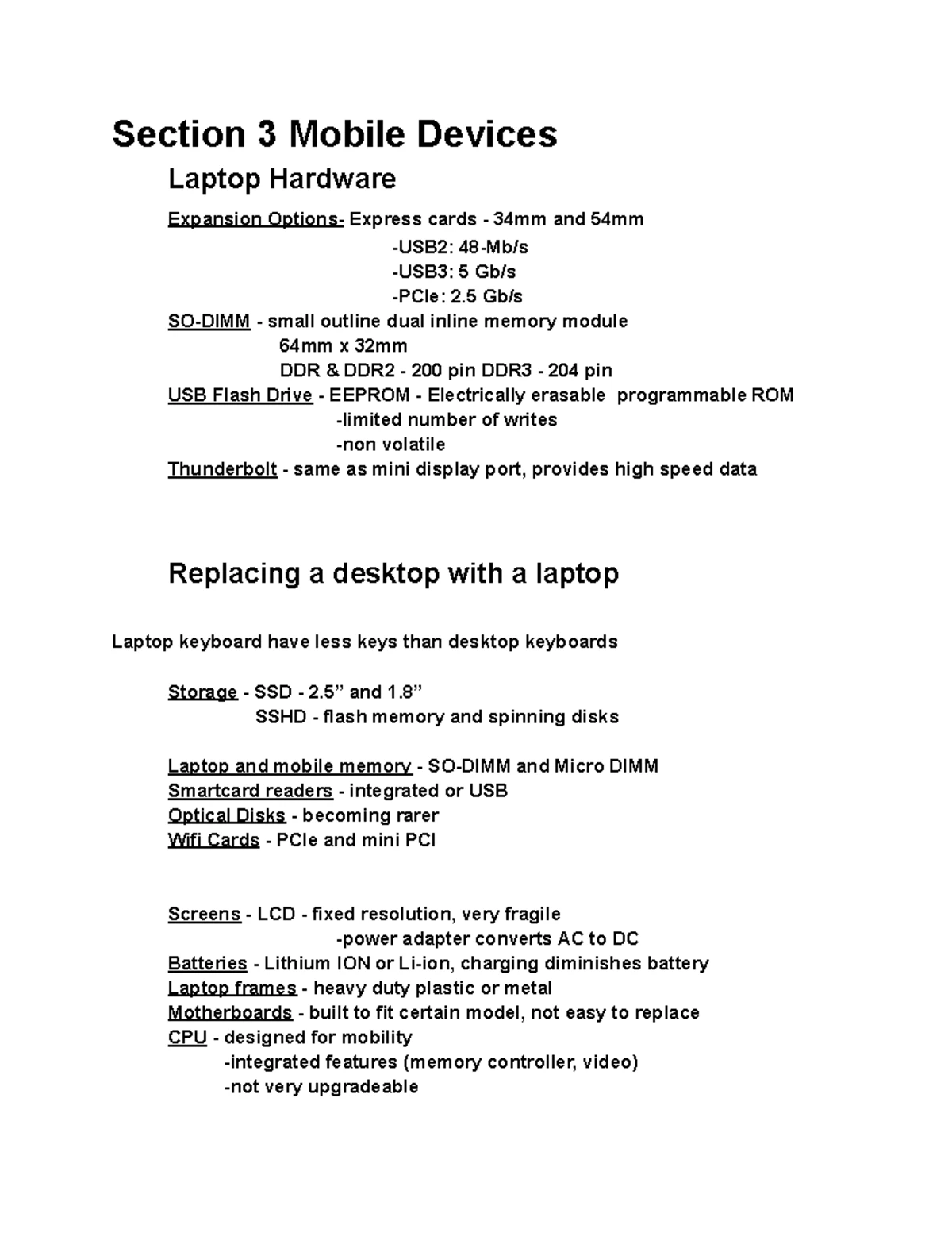 C393 Notes - Computer Systems - Western Governors University IT ...