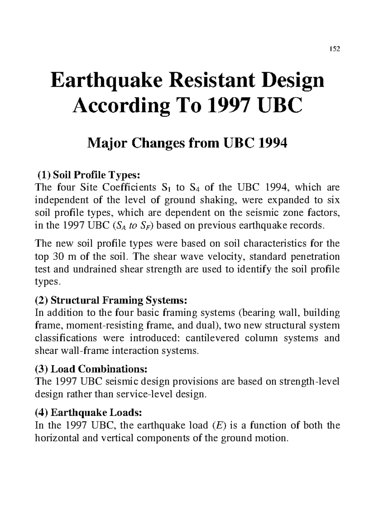 UBC 97 Seismic Code - Lecture Notes on Earthquake Resistant Design ...