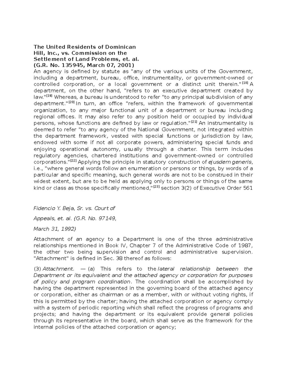 Administrative Law (Admin LAW) Week 1 Notes: Key Concepts & Cases - Studocu