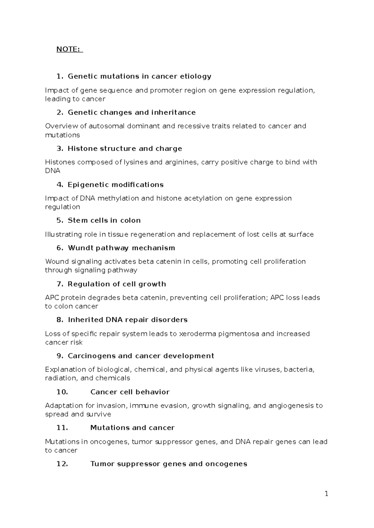 Genetic Mutations and Their Role in Cancer Development and Progression ...