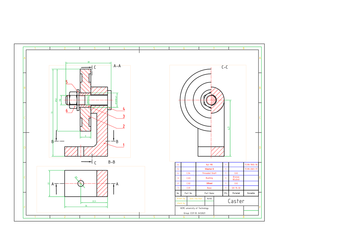 Drawing 1-Layout 3 for Course M8 - Technical Components Overview - Studocu