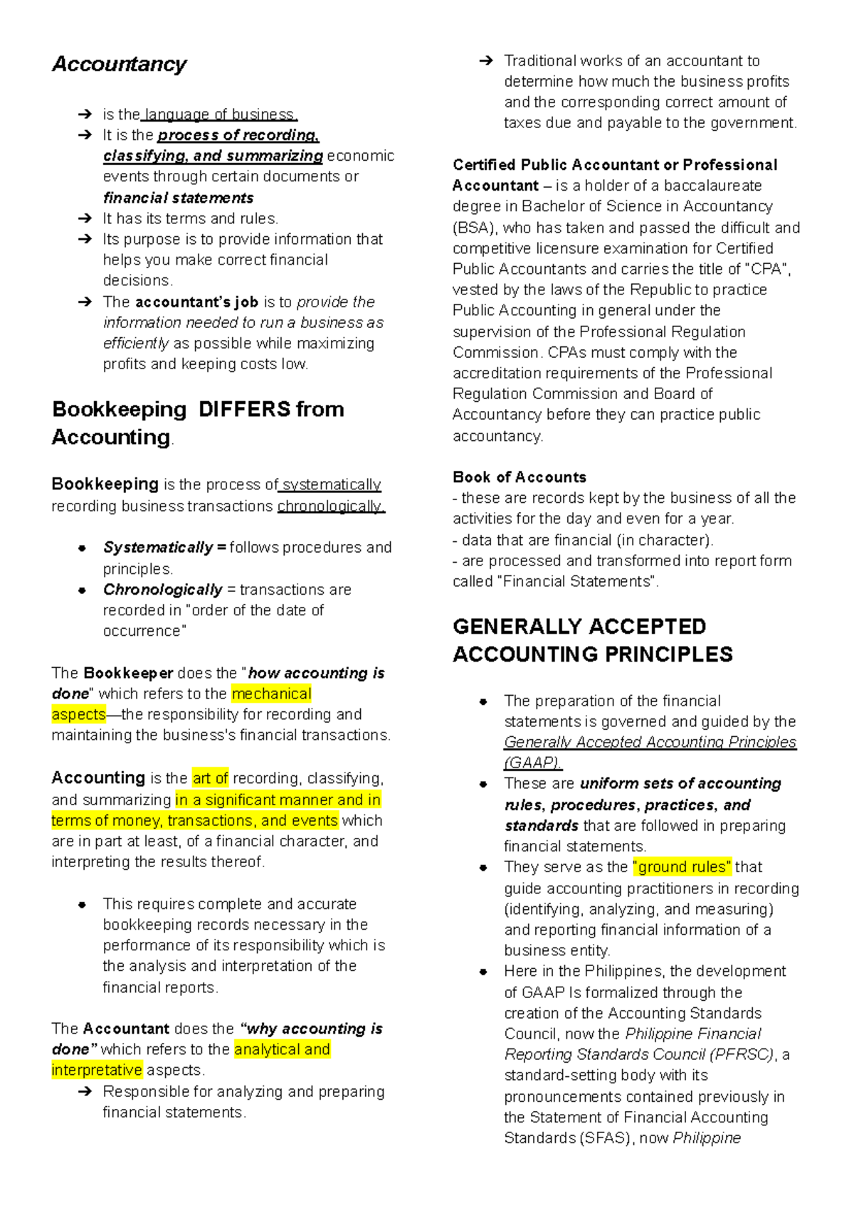 Accounting Principles and Practices: Key Concepts and Terminology Guide ...