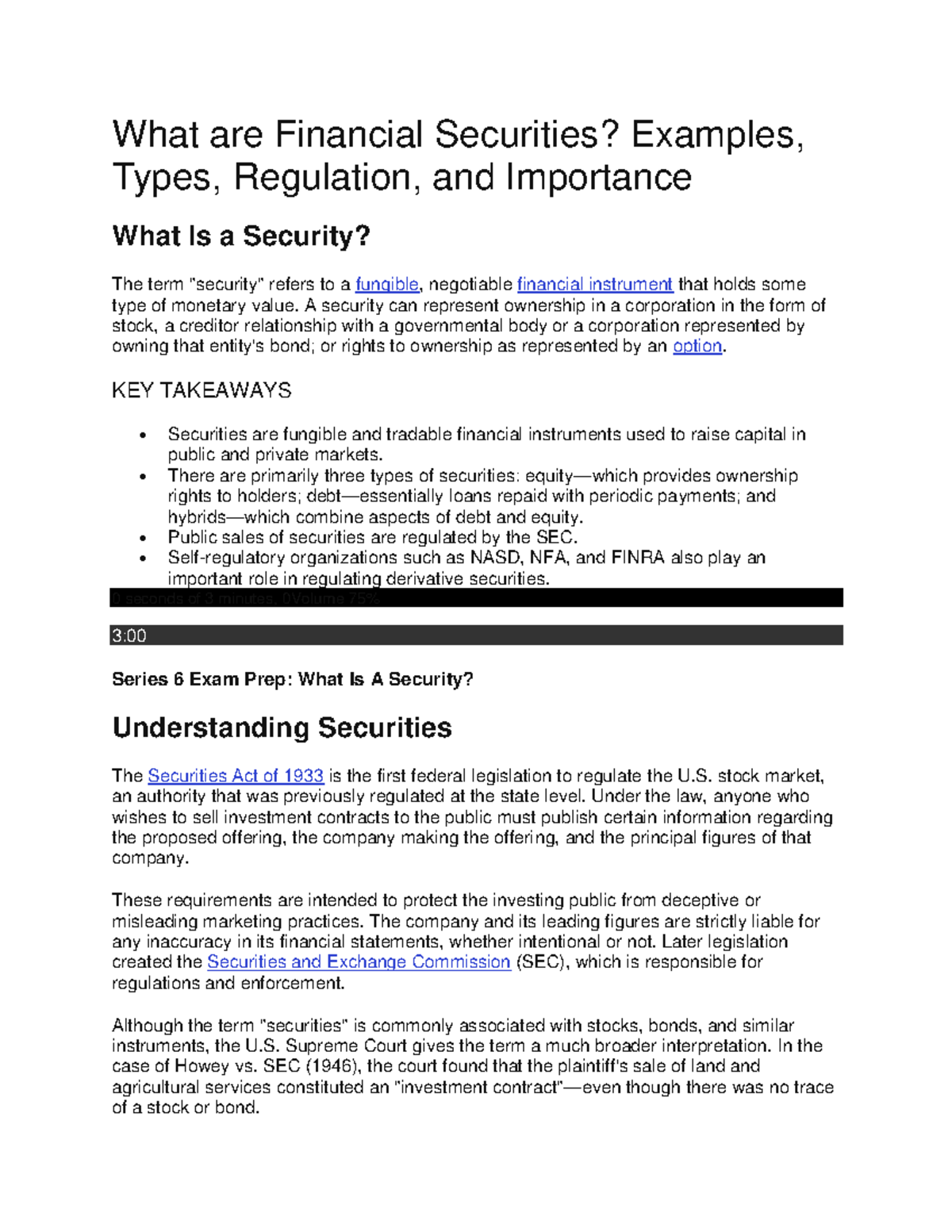 Understanding Financial Securities: Types, Regulations, and Importance ...