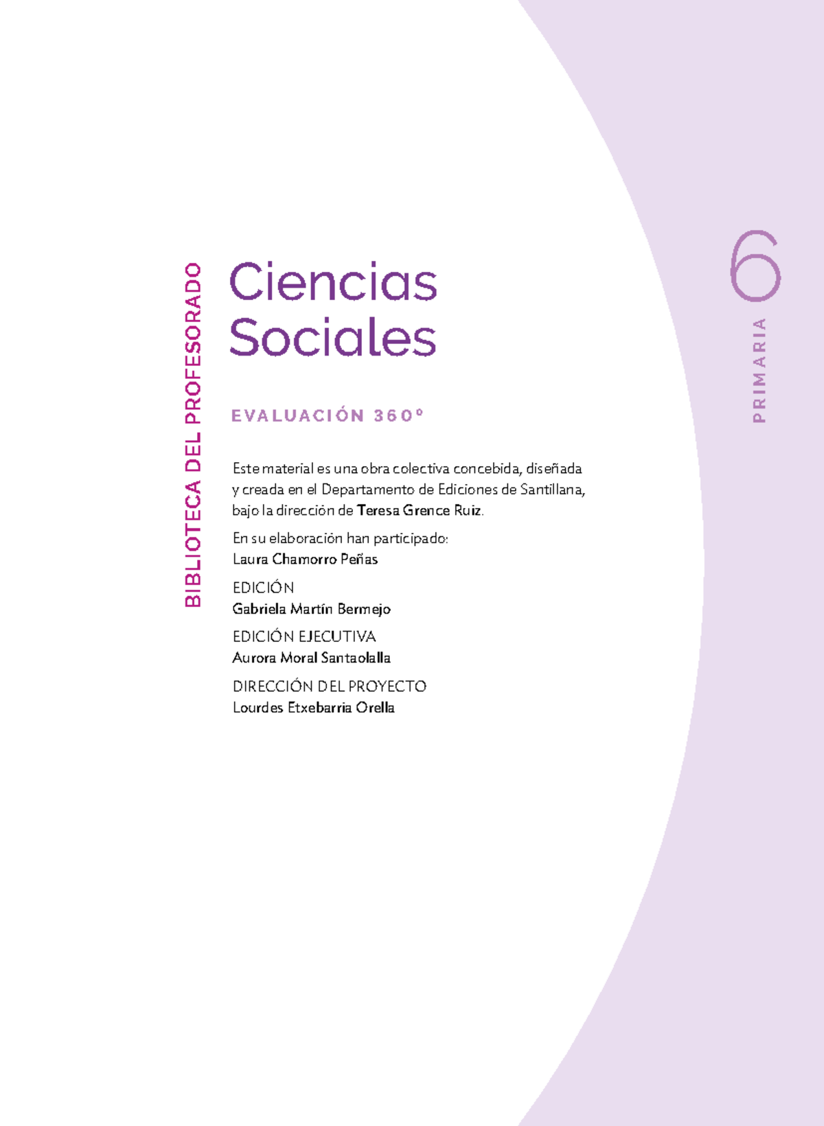 Evaluación 360° en Ciencias Sociales - 6º Primaria (CM) - Document Preview