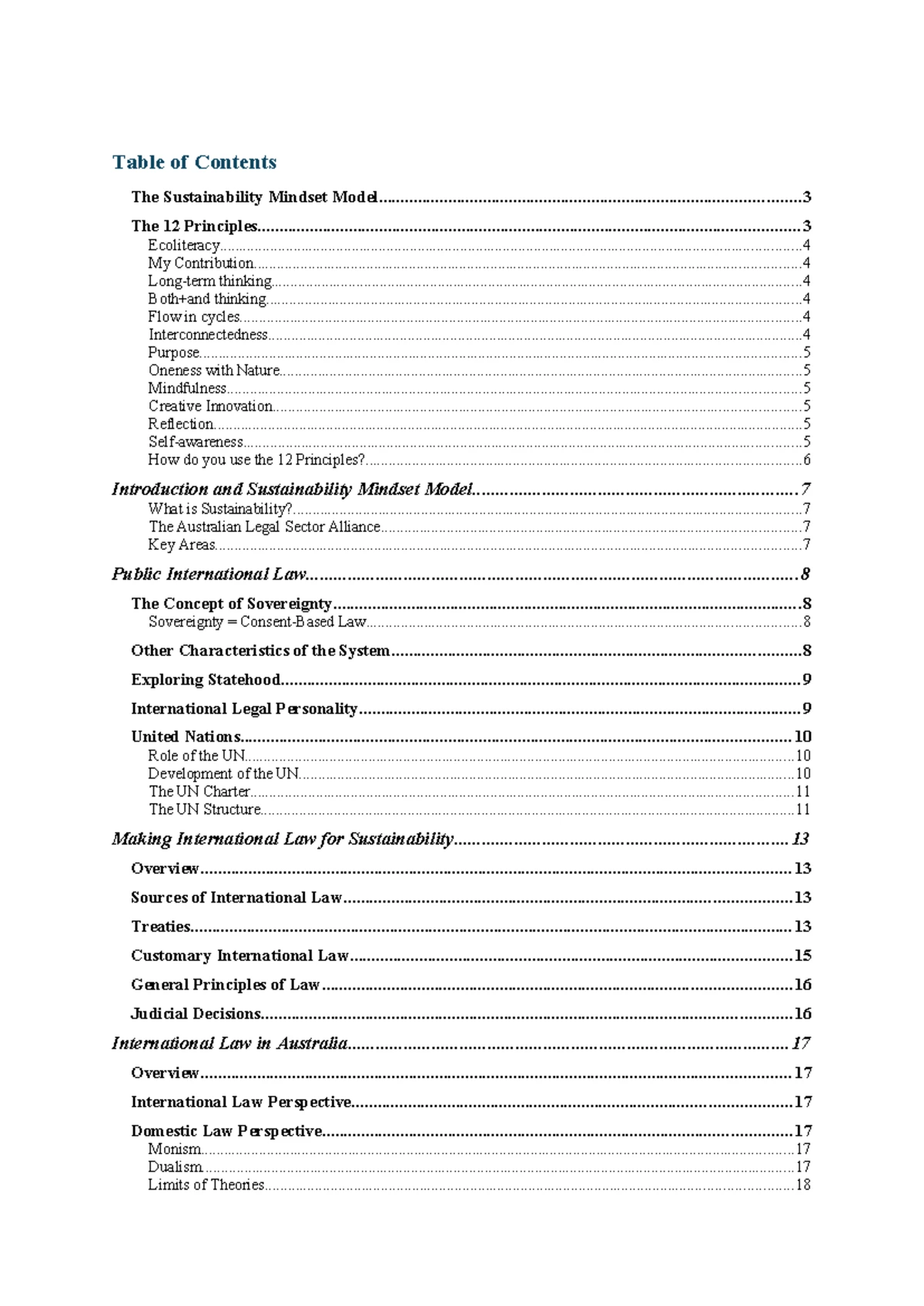 LLB108 FINAL EXAM NOTES: Public International Law Overview by Week ...
