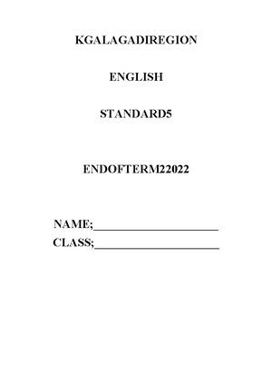 PSLE EDIT Phoenix - It is an edited psle final paper - KGALAGADI REGION ...
