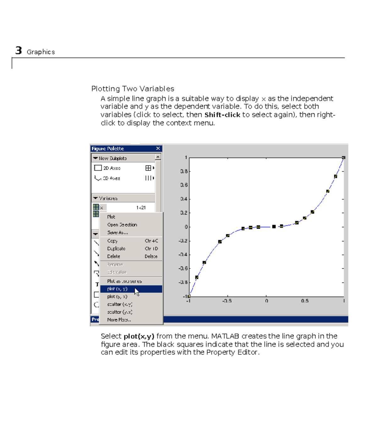 MATLAB 70: Graphics Plotting of Two Variables and Enhancements - Studocu