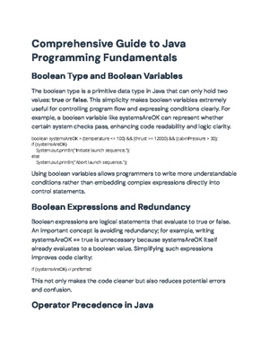 Java Programming - Study Notes & Assignments - Studocu
