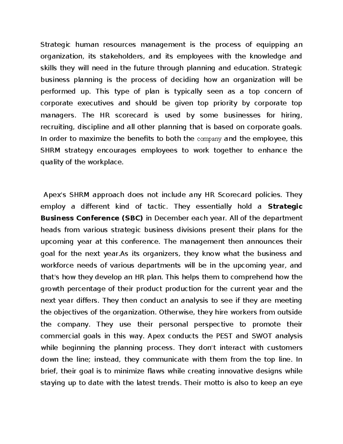 Implication and strategy of SHRM - Strategic human resources management ...