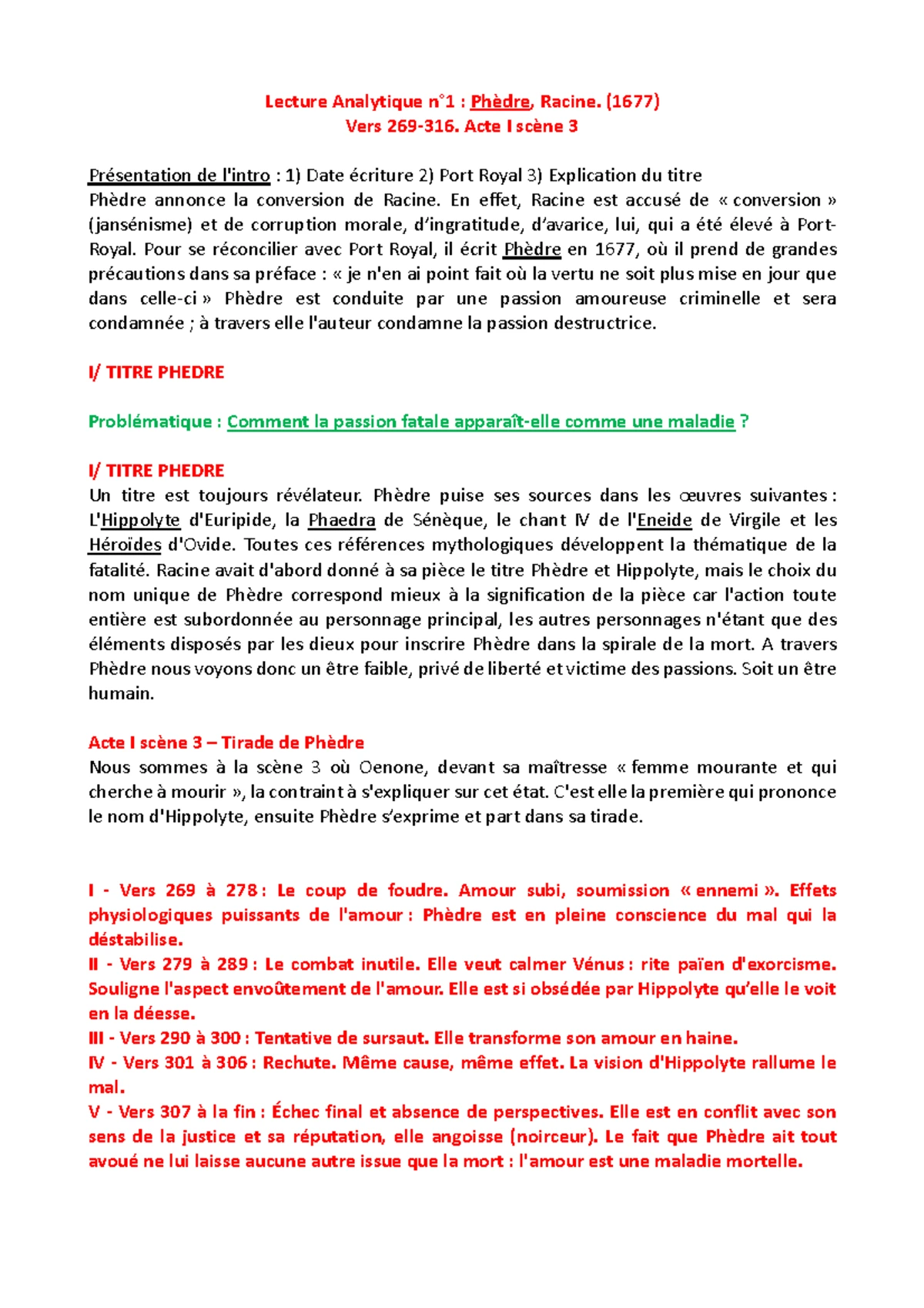 定率割引 往復 - 3 I, Phèdre n°1 Analytique Lecture Lecture n°1 Analytique 洋書