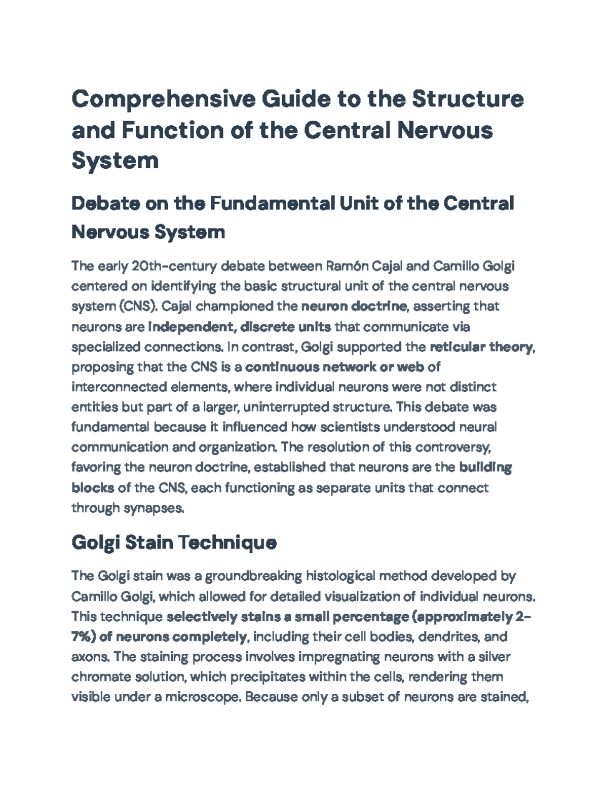 CNS 101: Comprehensive Overview of Sensory Neurons and Interneurons ...