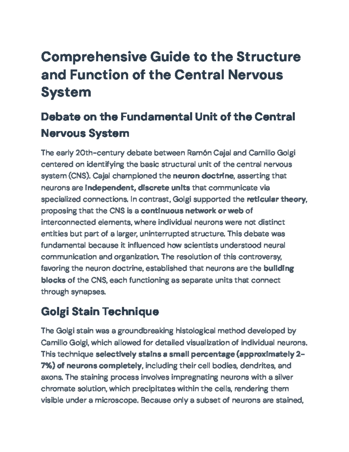 Comprehensive Guide to Spinal Cord Anatomy & CNS Physiology (CNS 101 ...