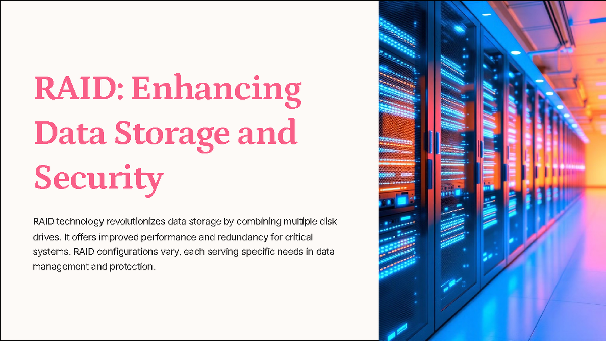 RAID Enhancing Data Storage and Security - RAID: Enhancing Data Storage ...