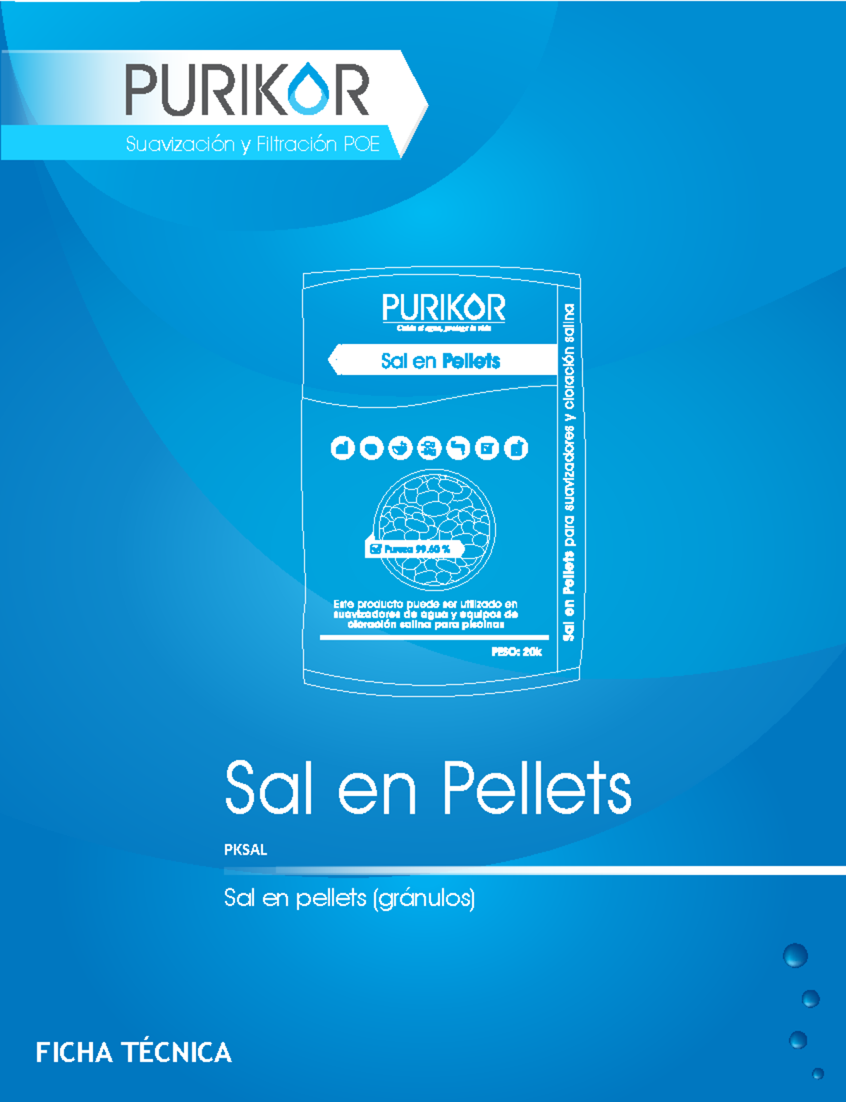 Ficha tecnica Sal Pellets para osmosis - Suavización y Filtración POE ...