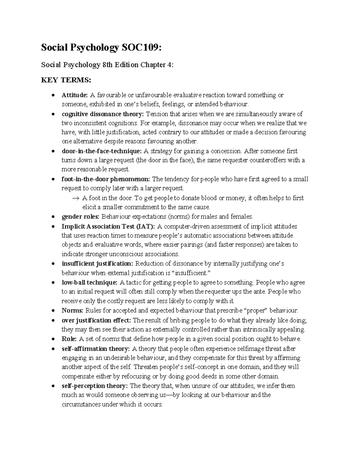 PSY220 Lesson 4: Key Concepts in Social Psychology - Studocu