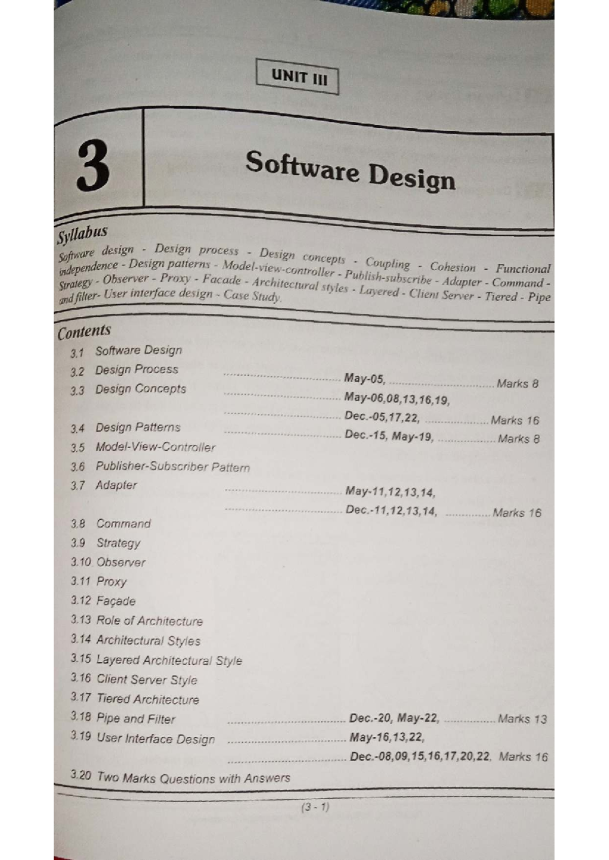 OOS 3 - Software Design Concepts & Patterns Overview - Studocu