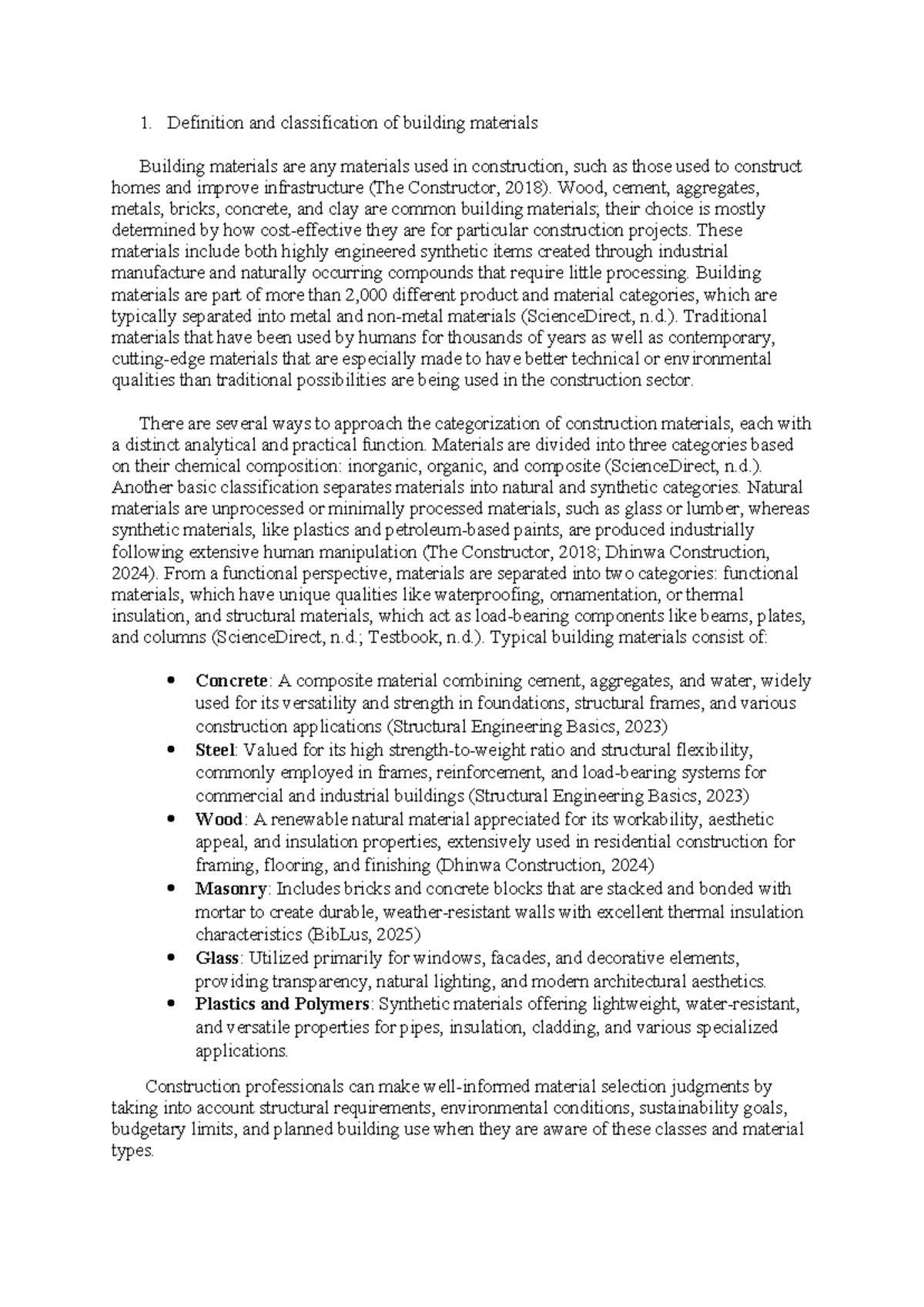Building Materials: Definition, Classification, and Architectural ...