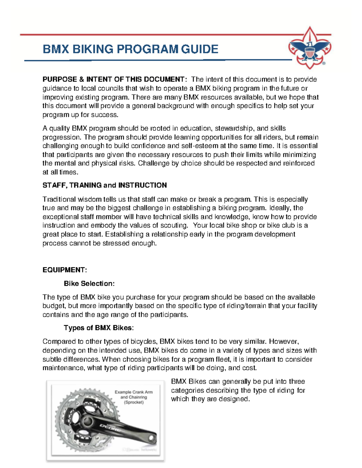 BSA BMX Program Guide: Standards, Safety, and Implementation - BMX ...