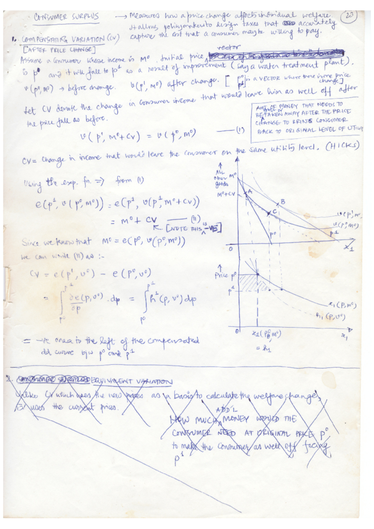 Consumer Surplus and Welfare Analysis: ECON 101 Final Exam Notes - Studocu