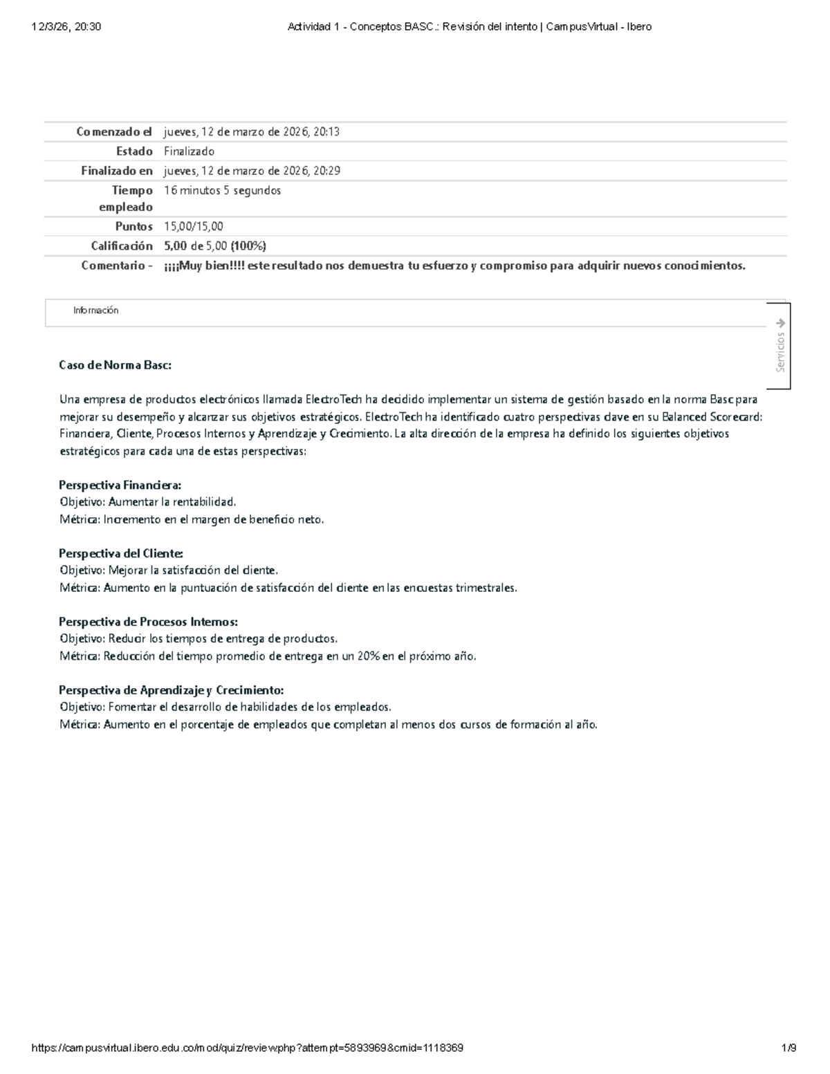 20:30 Actividad 1 - Conceptos BASC: Revisión del Intento Campus Virtual Ibero - Document Preview