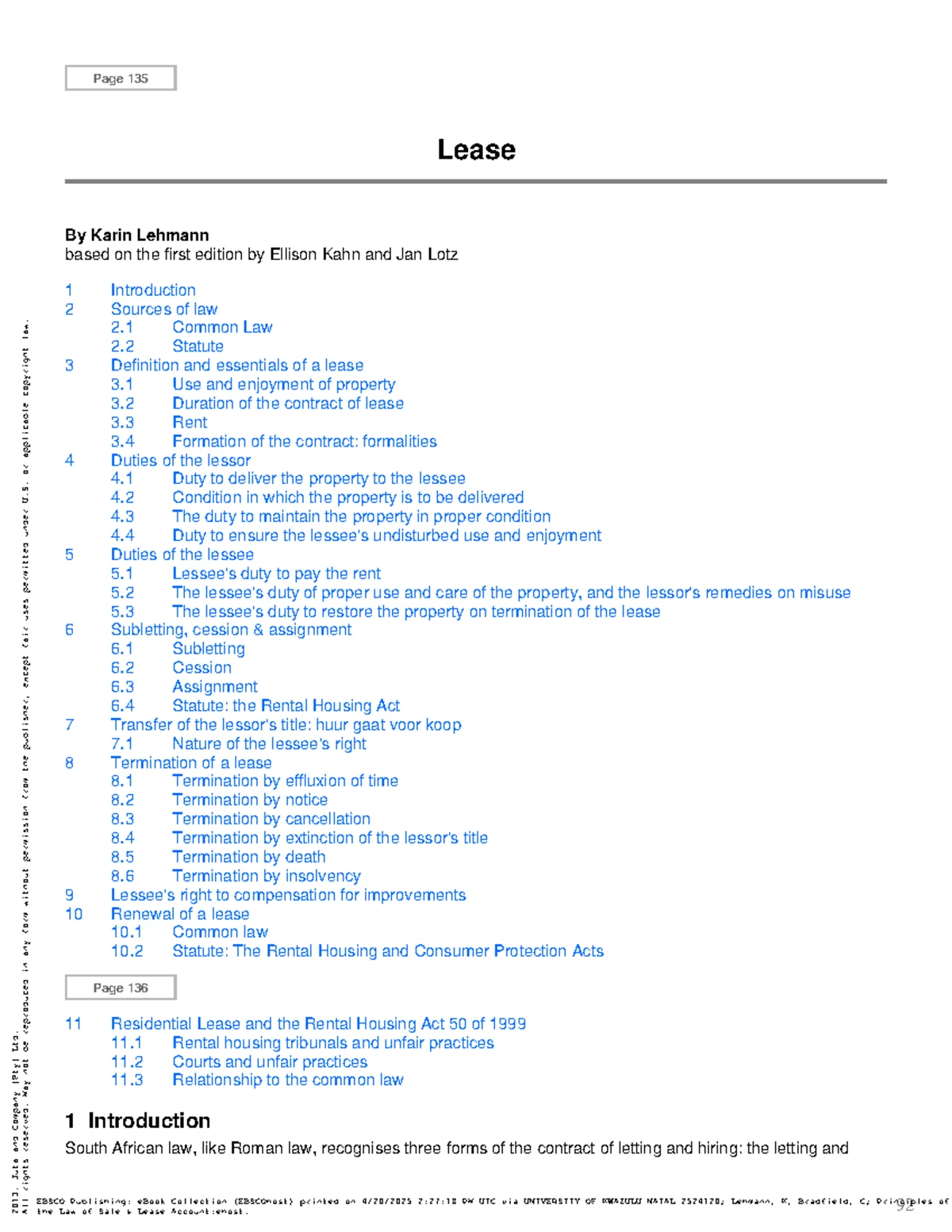 Sale and Lease Law Study Notes - LPL-401 (2010) - Studocu